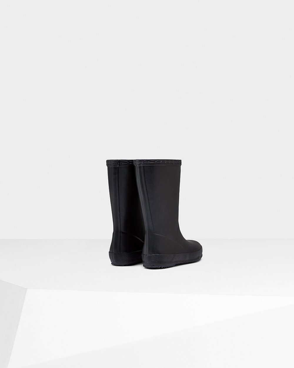 Kids Rain Boots - Hunter Original First Classic (65QJTMLCH) - Black